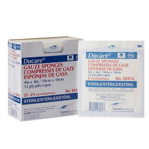 Derma e, Gauze Sponge, Box Of 25