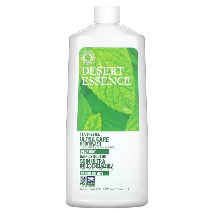 Desert Essence, Mouthwash Ultra Care Tea Tree Oil, 16 Oz