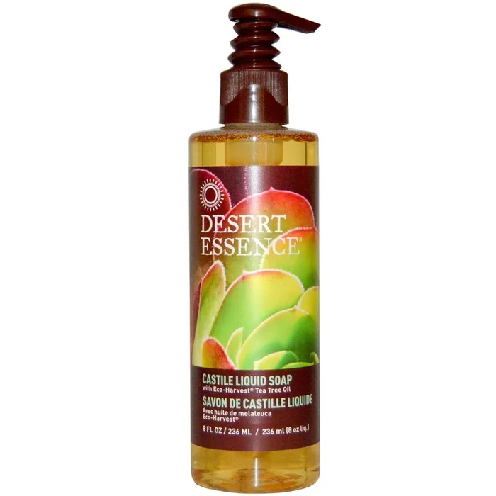 Desert Essence, Tea Tree Liquid Castile Soap, 8 Oz
