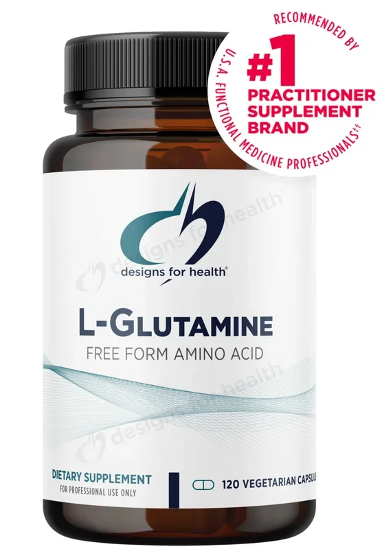 Designs for Health L-Glutamine 850 mg Capsule