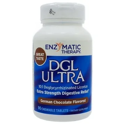 DGL Ultra (German Chocolate) 90t by Enzymatic Therapy