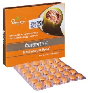 Dhootapapeshwar Medhasagar Rasa Tablets – 30 Tabs