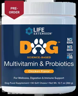 DISCONTINUED (Click for Product Substitute) – DOG Multivitamin & Probiotics