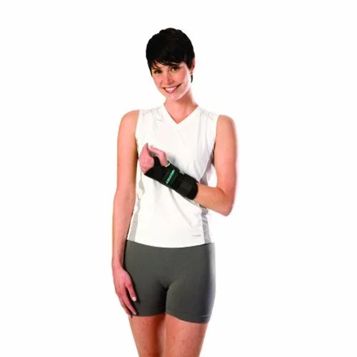 DJO, Wrist Brace AirCast A2 Nylon / Foam Left Hand Black Large, Count of 1