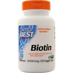Doctor’s Best Best Biotin (10,000mcg) 120 vcaps