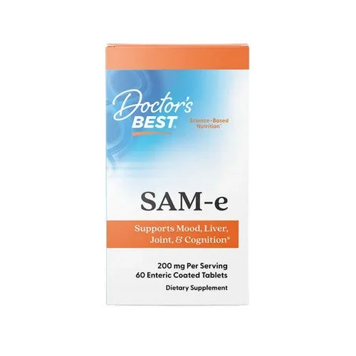 Doctors Best, SAM-e, 200 mg, 60 Enteric Coated Tablets