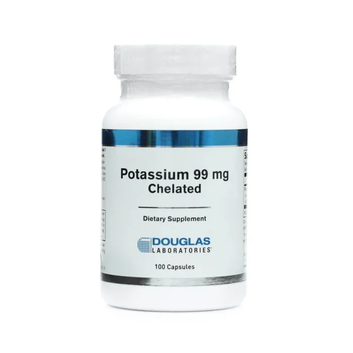 Douglas Laboratories Potassium 99mg Chelated Capsules