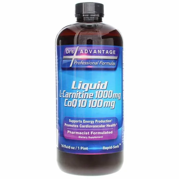 Dr’s. Advantage Liquid l-Carnitine 1000 Mg CoQ10 100 Mg
