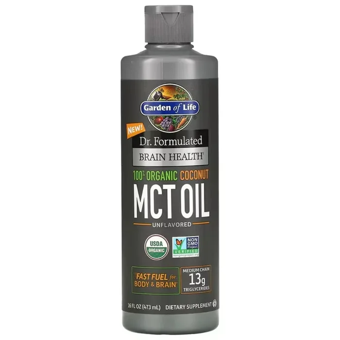 Dr. Formulated Brain Health Organic Coconut MCT Oil