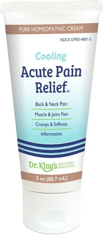 Dr King Natural Medicine Cooling Acute Pain Relief 3 oz Cream
