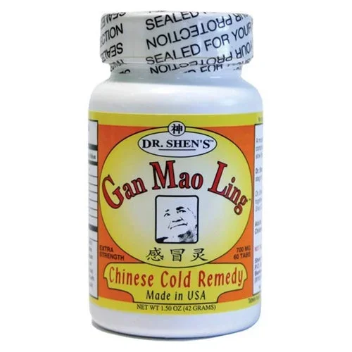 Dr. Shen’s, Gan Mao Ling Chinese Cold Remedy, 700 Mg, 60 Tabs
