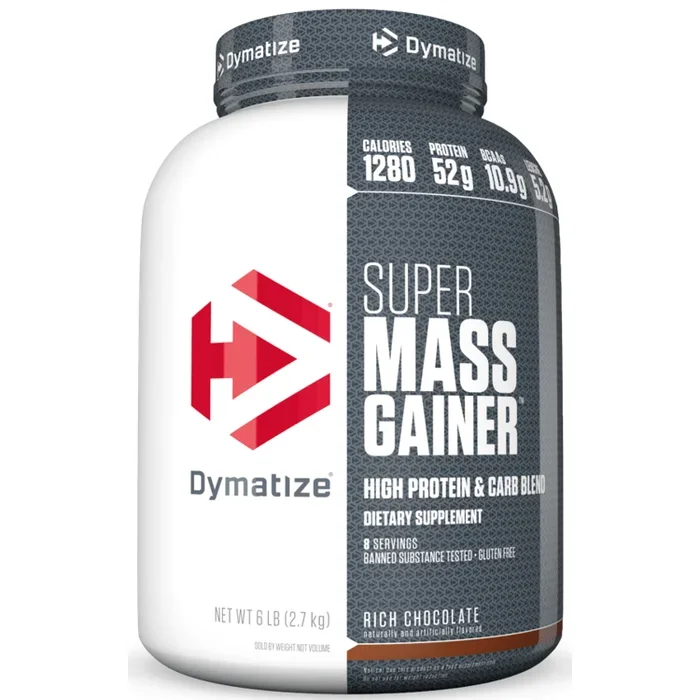 Dymatize Super Mass Gainer, 52g Protein, ~1300 Calories 8 Servings
