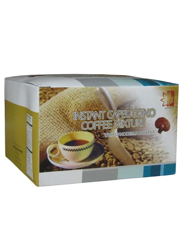 Dynalab, Ganoderma Coffee, Cappuccino with Ganoderma, 15 Sachets per box