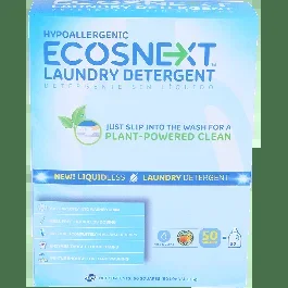Earth Friendly Plant Powered Laundry Detergent Squares Free & Clear–57 Sheets