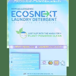 Earth Friendly Plant Powered Laundry Detergent Squares Lavender Vanilla–57 Sheets