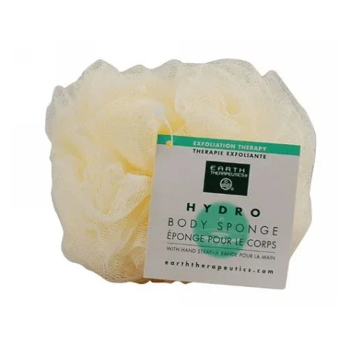 Earth Therapeutics, Hydro Body Sponge With Hand Strap, Natural 1 PC EA