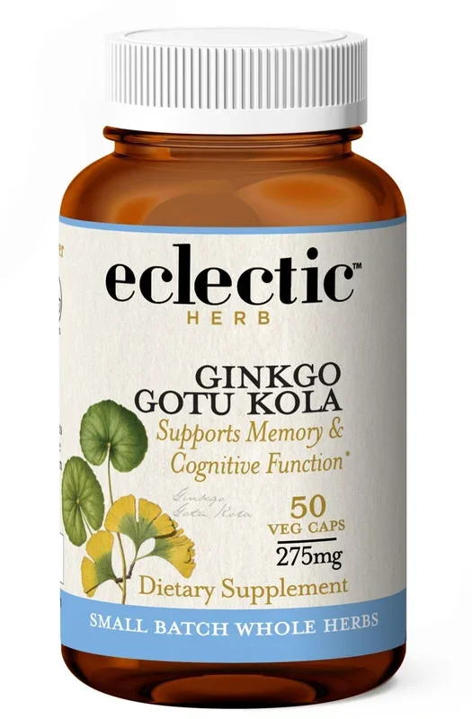 Eclectic Herb Ginkgo – Gotu Kola Freeze-Dried 50 VegCap