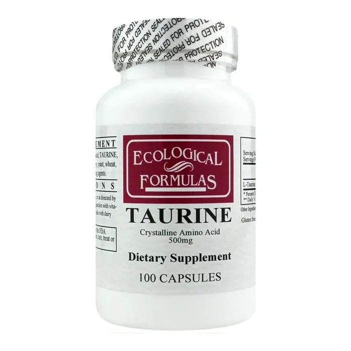 Ecological Formulas L-Taurine 500 mg 100 Capsules