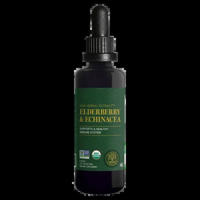 Elderberry & Echinacea 2 fl oz by Global Healing