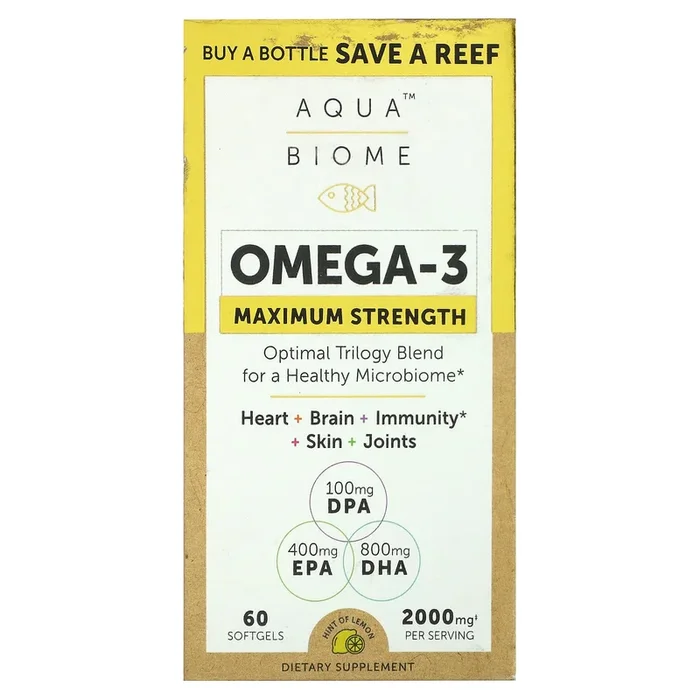 Enzymedica, Aqua Biome Maximum Strength, 60 Softgels