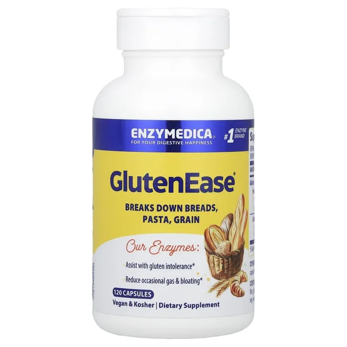 Enzymedica, Glutenease, 120 Capsules
