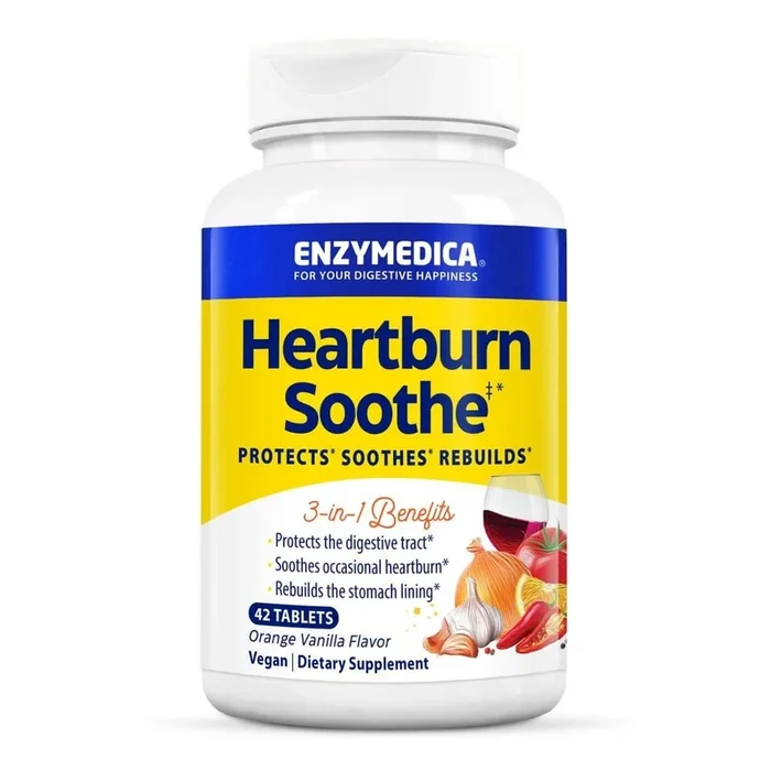 Enzymedica Heartburn Soothe 42 Chewable