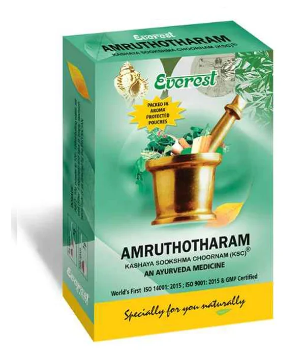 Everest Ayurveda Amruthotharam Kashaya Sookshma Choornam – 100 GM