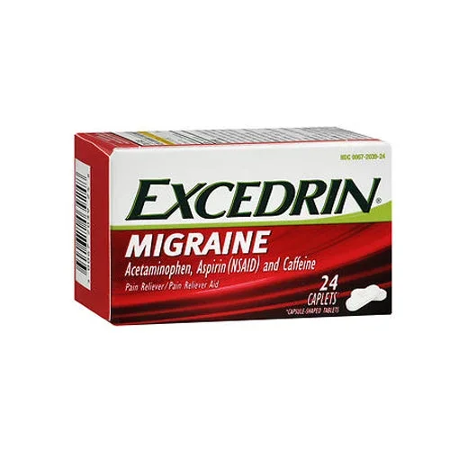 Excedrin, Migraine Pain Reliever, 24 Caps