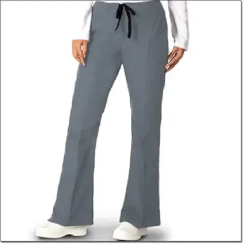 Fashion Seal Uniforms – Scrub Pants Flare Leg X-Small Pewter Female – 7084-XS