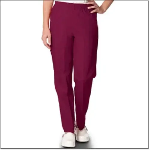 Fashion Seal Uniforms – Scrub Pants Small / Petite Burgundy Female – 7064-S