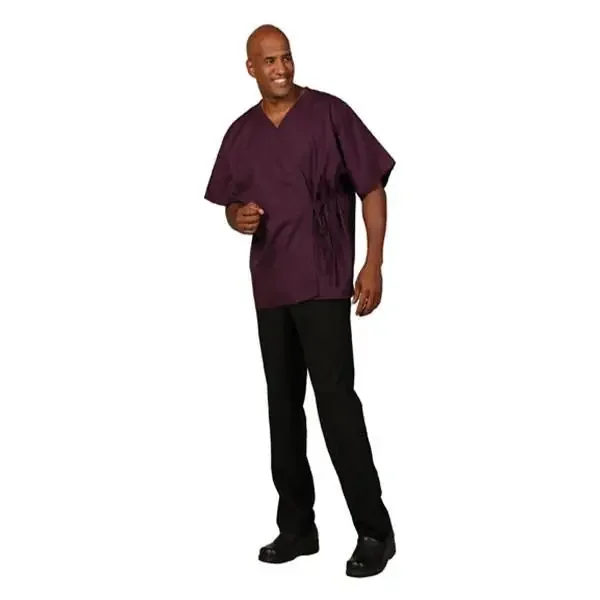 Fashion Seal Uniforms – Scrub Shirt 3X-Large Eggplant Short Sleeve Unisex – 636-3XL