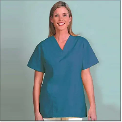 Fashion Seal Uniforms – Scrub Shirt 3X-Large Teal 2 Pockets Short Sleeve Female – 7325-3XL