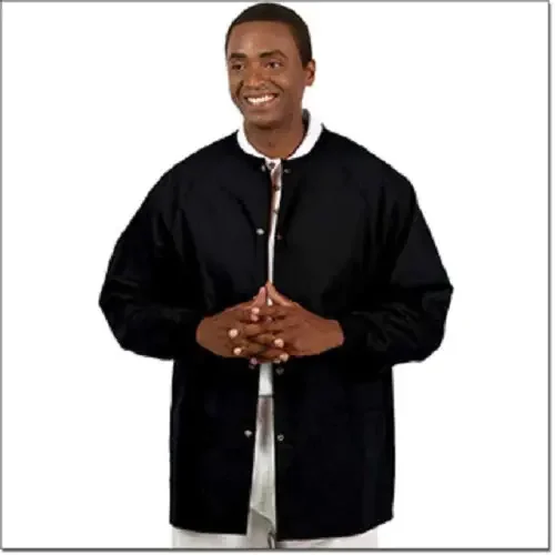 Fashion Seal Uniforms – Warm-Up Jacket Black Small Hip Length Reusable – 7673-S