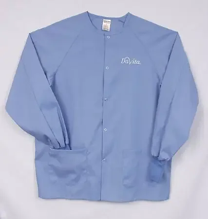 Fashion Seal Uniforms – Warm-Up Jacket Ceil Blue X-Large Hip Length Reusable – 7690-XL