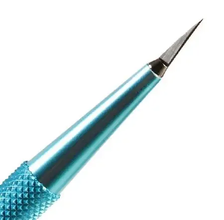 Feather – Stab Knife Stainless Steel / Aluminum Round Handle NonSterile Reusable – 0722