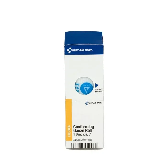 First Aid Only FAE-5006 SC Refill 3″ Conforming Gauze Sterile, 1/box