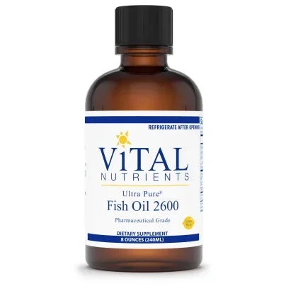 Fish Oil 2600, Ultra Pure Liquid 8 Ounces