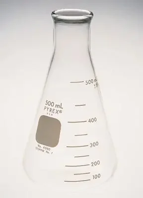Fisher Scientific – Erlenmeyer Flask Pyrex Borosilicate Glass 2,000 mL (64 oz.) – S63275