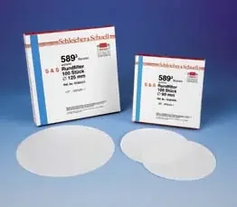 Fisher Scientific – Filter Paper 90 mm OD, Grade 589/1 Circle – 09924100