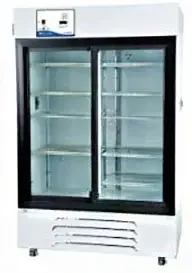 Fisher Scientific – Refrigerator Laboratory Use 49 cu.ft. 2 Glass Doors Automatic Defrost – 11670254