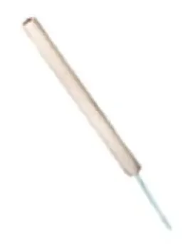 Fisher Scientific – Teasing Needle Straight Point, 5-1/2 Inch Length, Wooden Handle – 19010