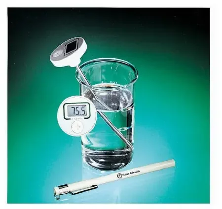 Fisher Scientific Traceable – Digital Thermometer Fahrenheit / Celsius -58° to +572°F (-50° to +300°C) Stainless Steel Probe Battery Operated – 15078D