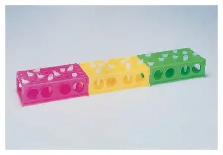 Fisherbrand – 4-Way Test Tube Rack 4 / 12 / 32 Place 4 X 50 mL / 12 X 15 mL / 32 X 1.5 mL / 32 X 0.5 ml Tube Size Assorted Colors 5.2 X 9.5 X 17.4 cm – 0344817