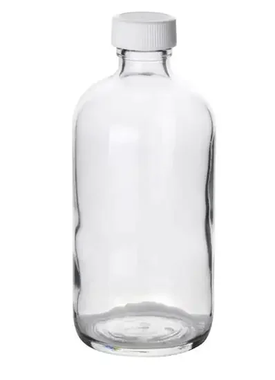 Fisherbrand – Boston Round Bottle Narrow Mouth Glass 480 mL (16 oz.) – FB02911753