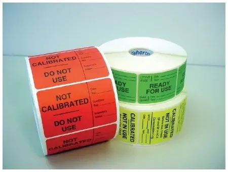 Fisherbrand – Pre-Printed Label Advisory Label Yellow Not Calibrated DO NOT USE Black 1.87 X 1.87 Inch – 15-945