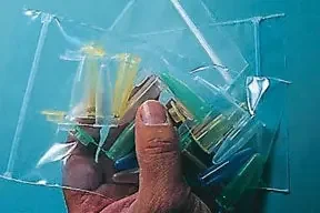 Fisherbrand – Reclosable Sample Bag 9 X 13 Inch Polyethylene Clear Zipper Closure – 01816E