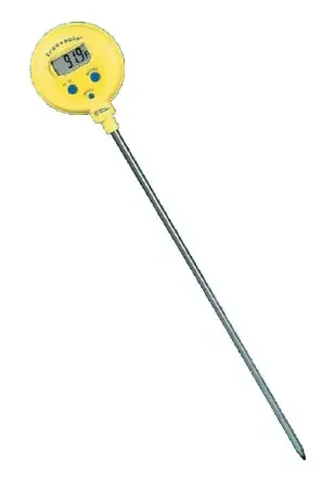 Fisherbrand Traceable – Digital Laboratory Thermometer Fahrenheit / Celsius -58° to 572°F (-50° to 300°C) Stainless Steel Probe Handheld Battery Operated – 0666427