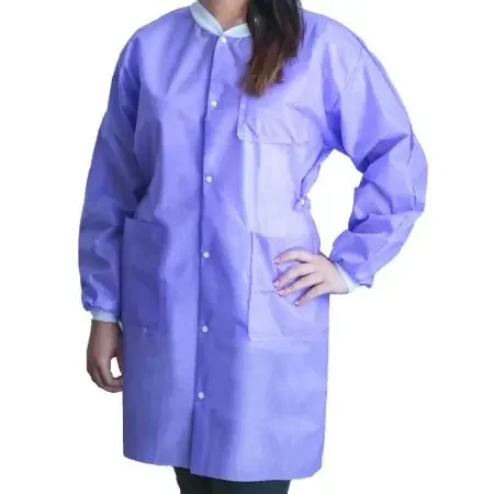 FitMe – Lab Coat Purple Medium Knee Length Disposable – UGC-6604-M