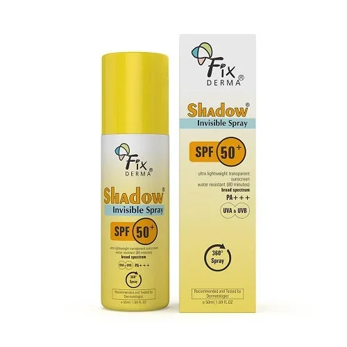 Fixderma Shadow SPF 50+ PA+++ Invisible Spray – 50 ML