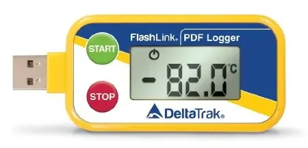 FlashLink Dry Ice USB PDF In-Transit – Temperature Data Logger Celsius -115.6° to +113°F (-82° to +45°C) Internal Sensor Battery Operated – 40701